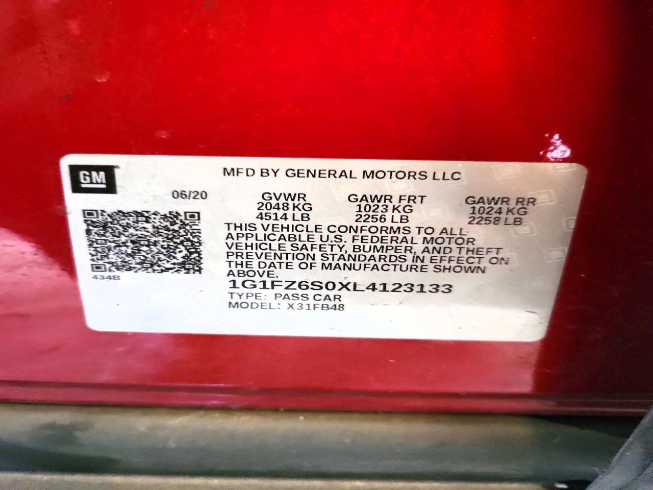 2020 CHEVROLET Bolt EV