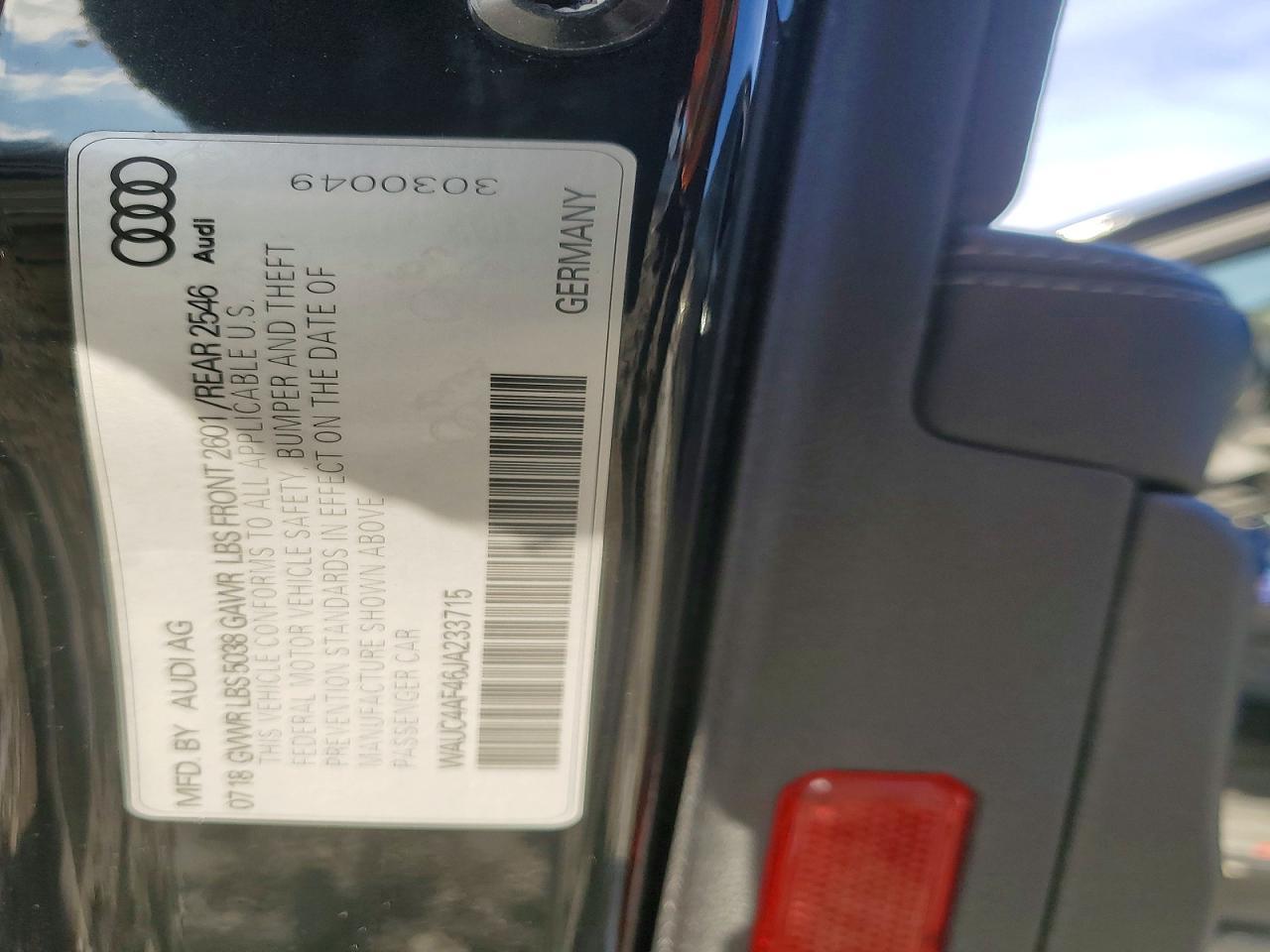 2018 AUDI S4