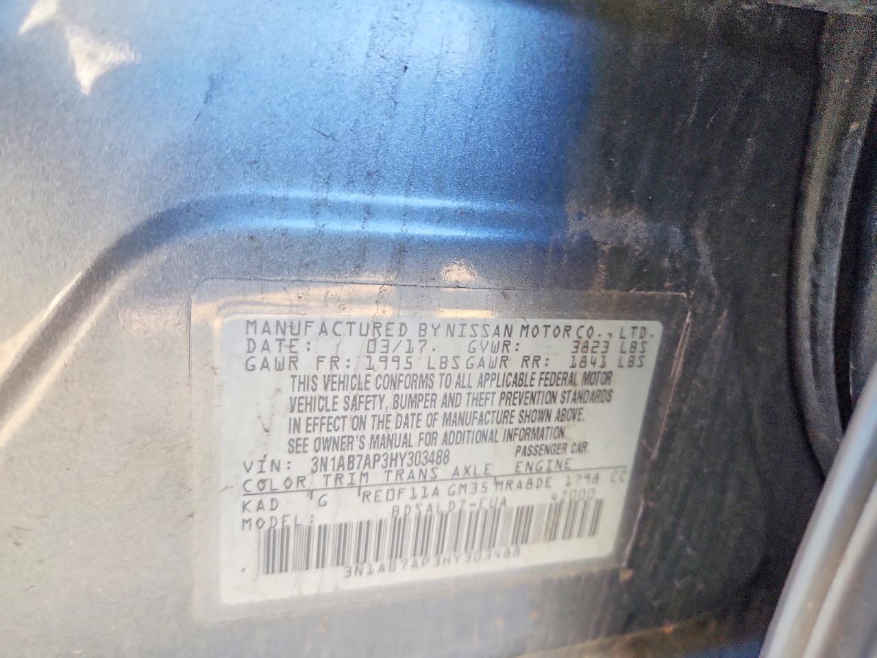 2017 NISSAN SENTRA
