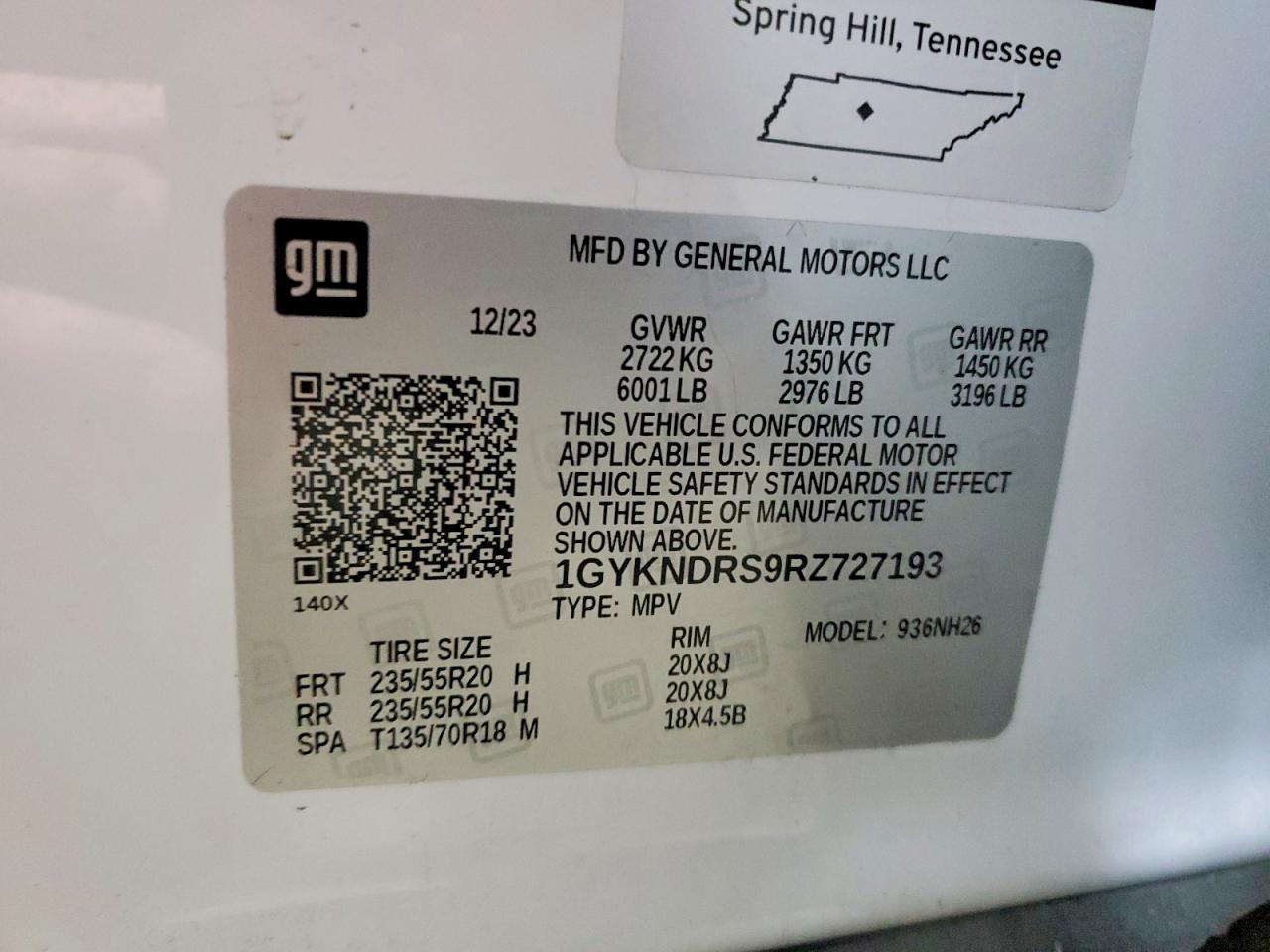2024 CADILLAC XT5