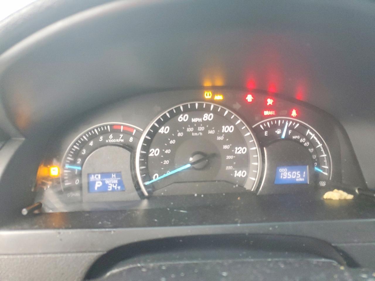 2012 TOYOTA CAMRY