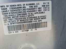 2010 HONDA PILOT