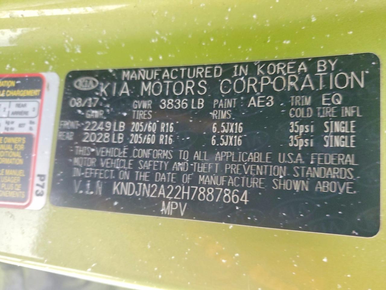 2017 KIA SOUL