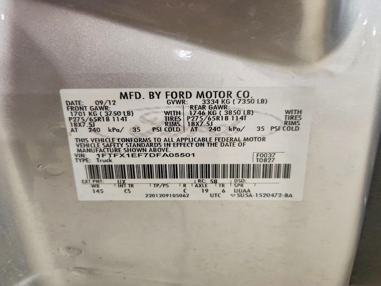 2013 FORD F-150