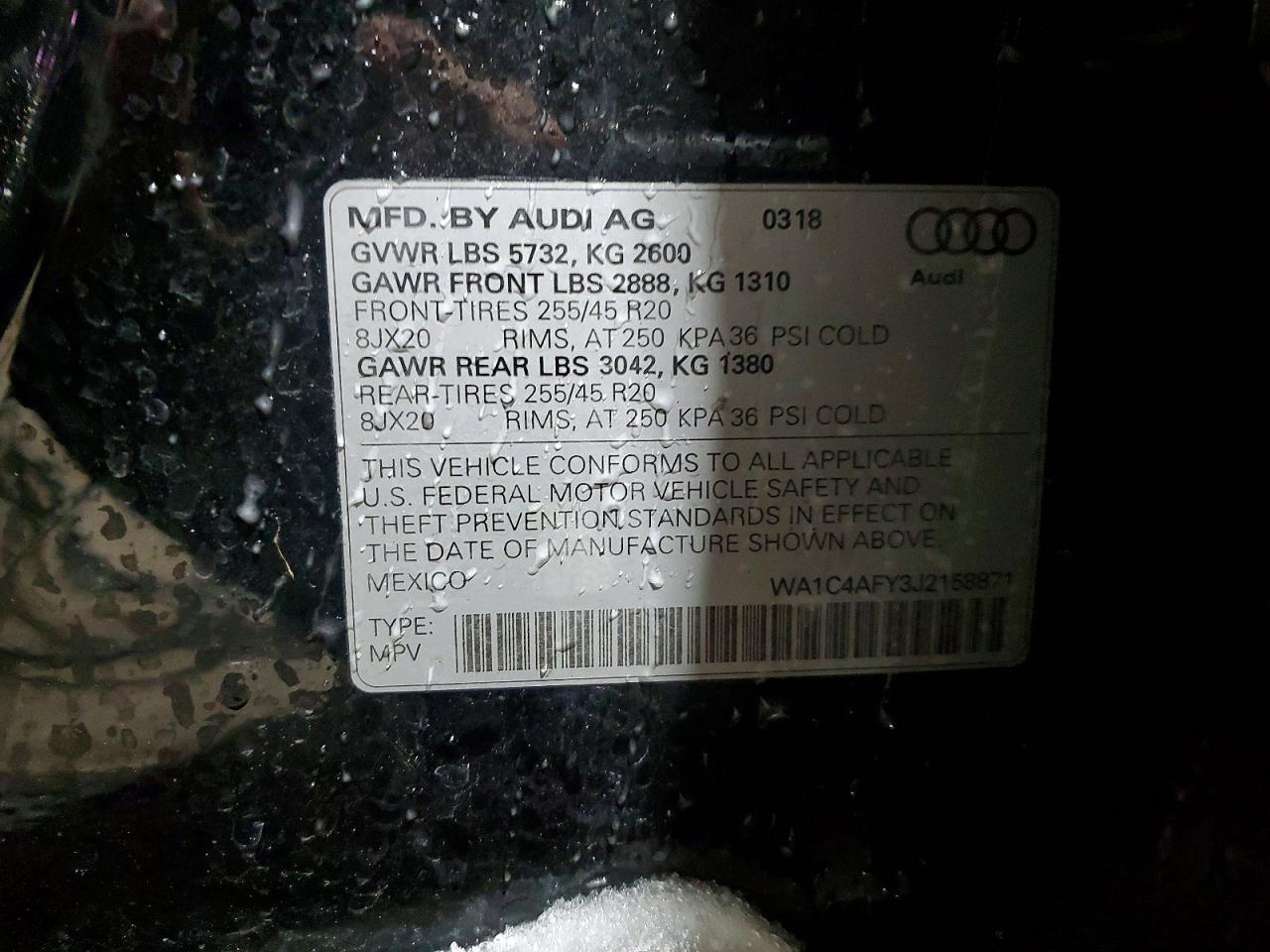 2018 AUDI SQ5