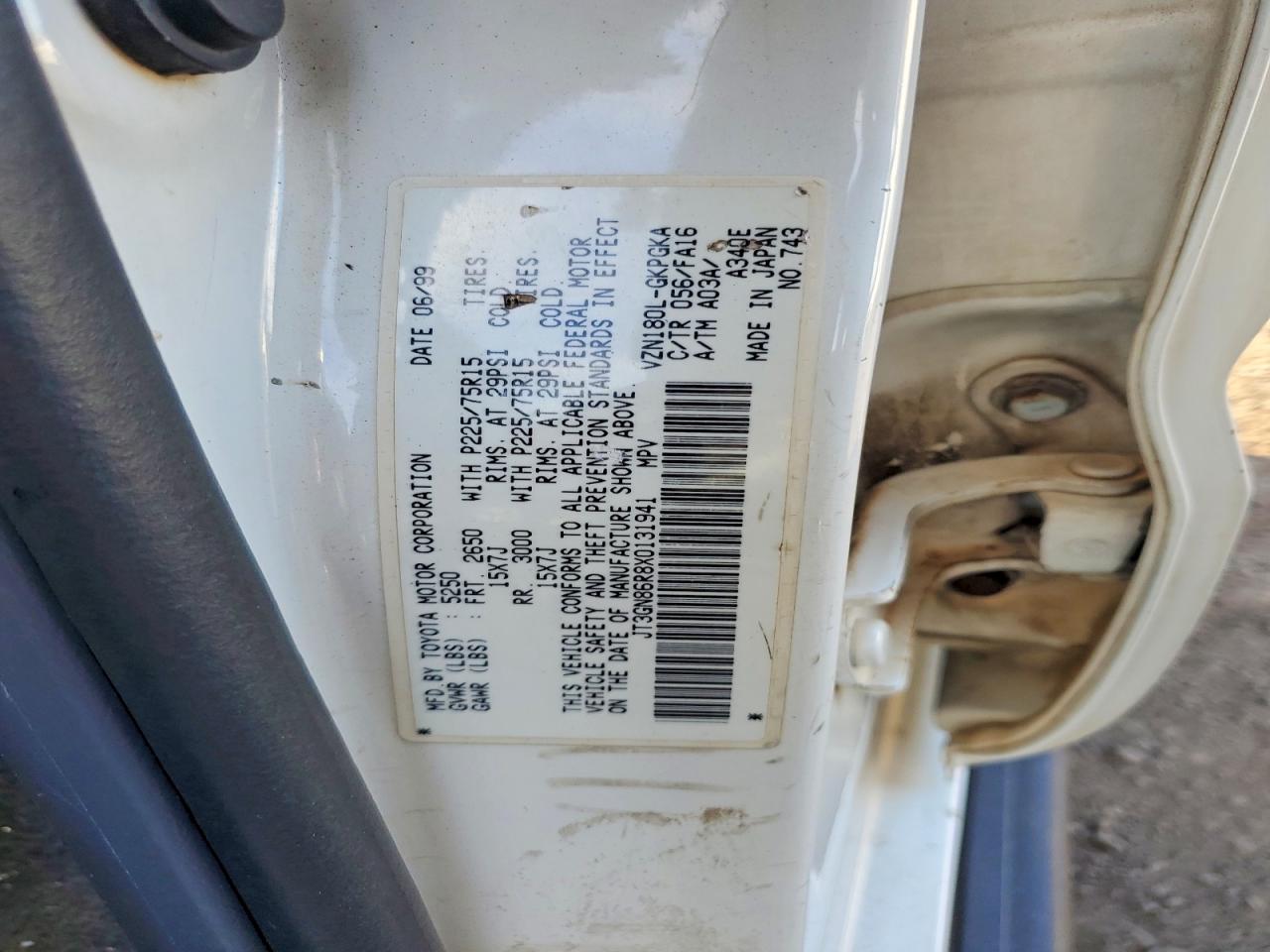 1999 TOYOTA 4Runner