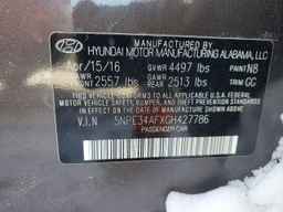 2016 HYUNDAI SONATA