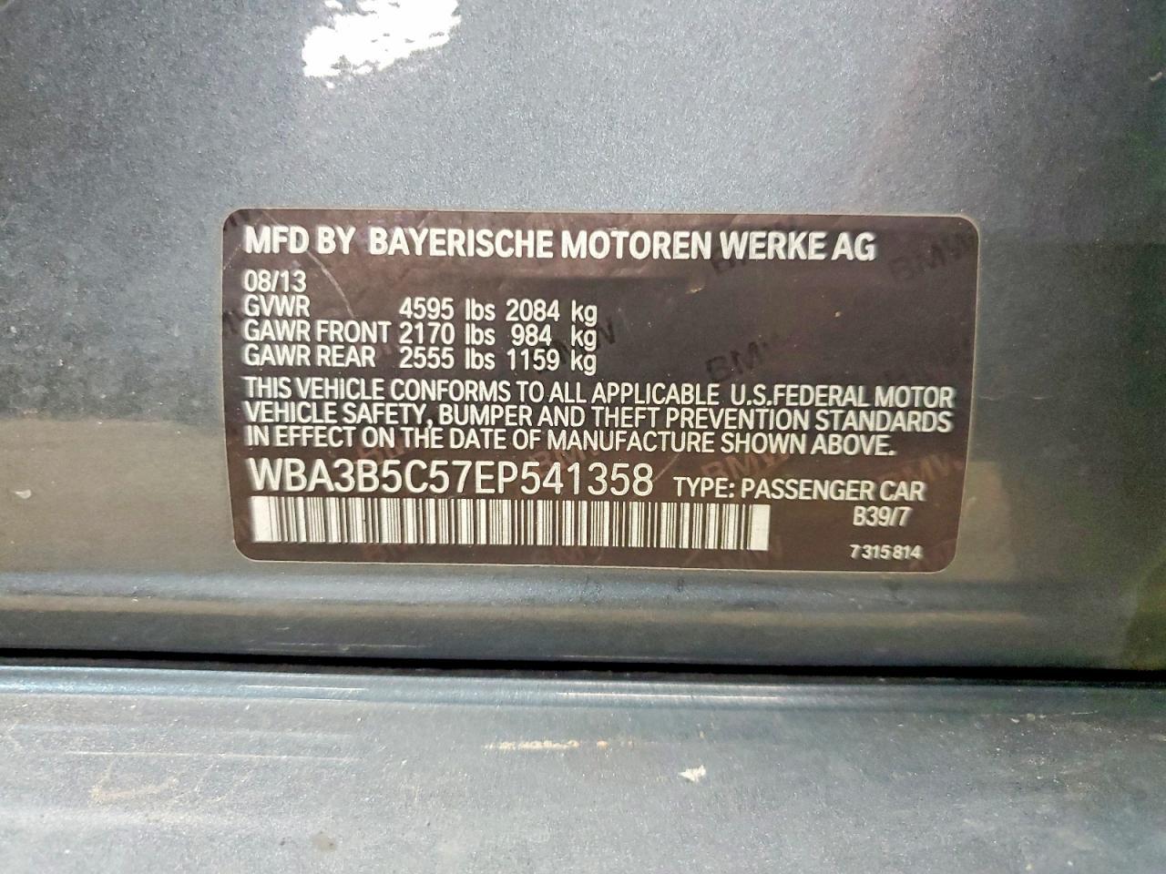 2014 BMW 3 SERIES