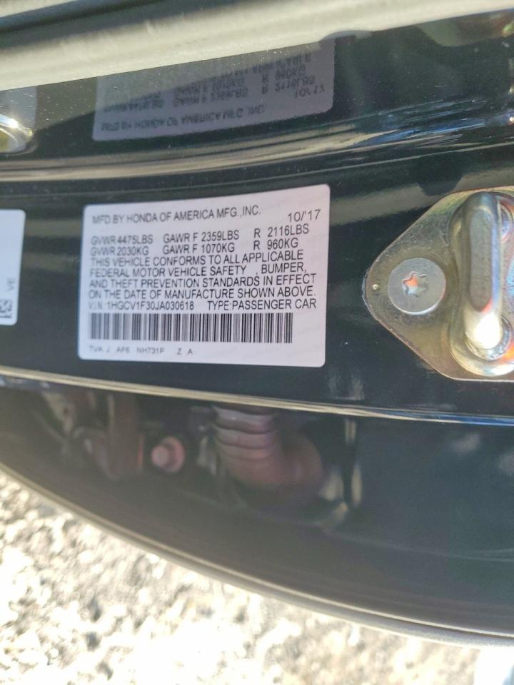 2018 HONDA ACCORD