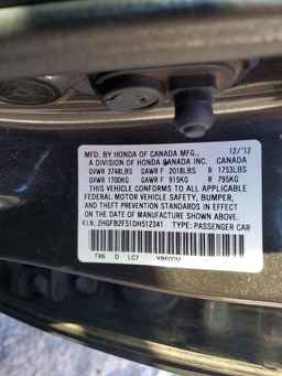 2013 HONDA CIVIC