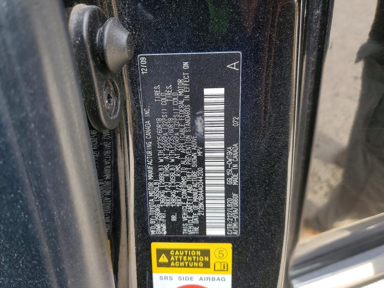 2010 LEXUS RX 350