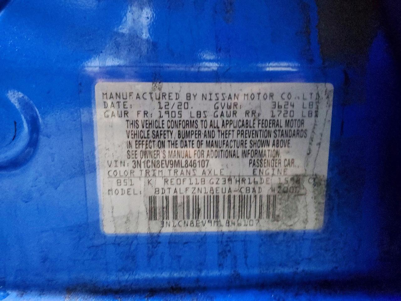 2021 NISSAN VERSA