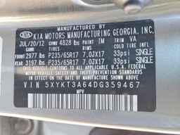 2013 KIA SORENTO