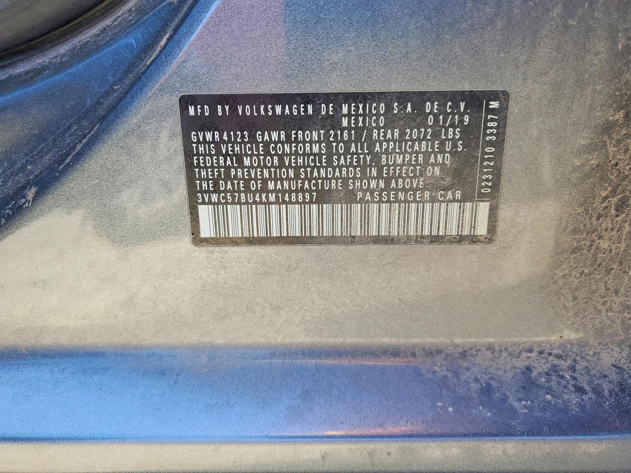 2019 VOLKSWAGEN JETTA