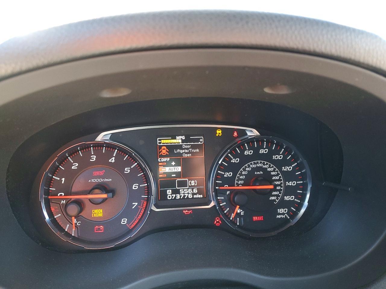 2019 SUBARU WRX