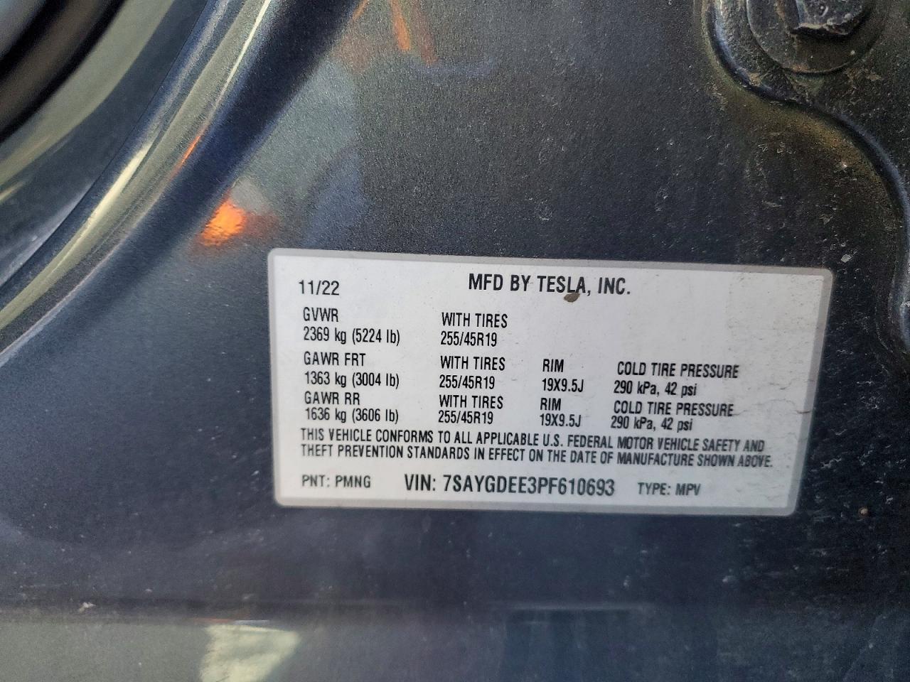 2023 TESLA MODEL Y
