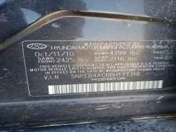 2011 HYUNDAI SONATA