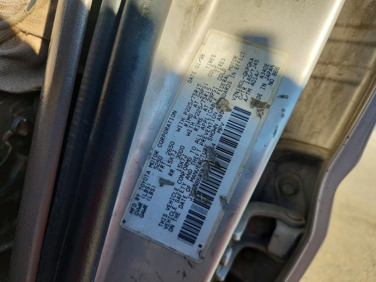 1998 TOYOTA 4Runner