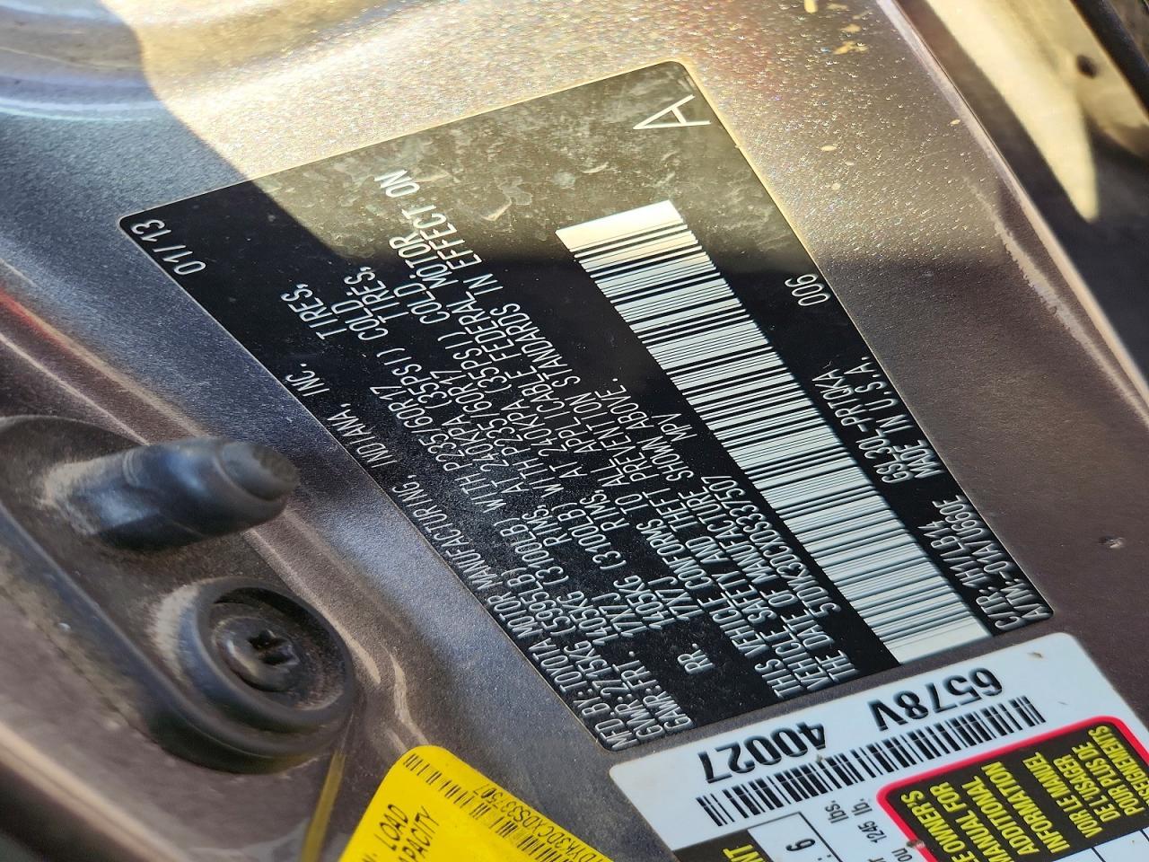 2013 TOYOTA SIENNA