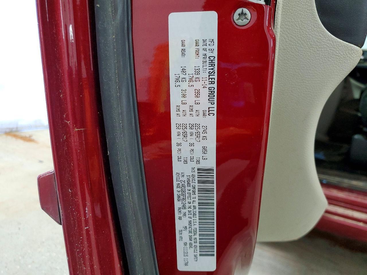 2015 DODGE GRAND CARAVAN