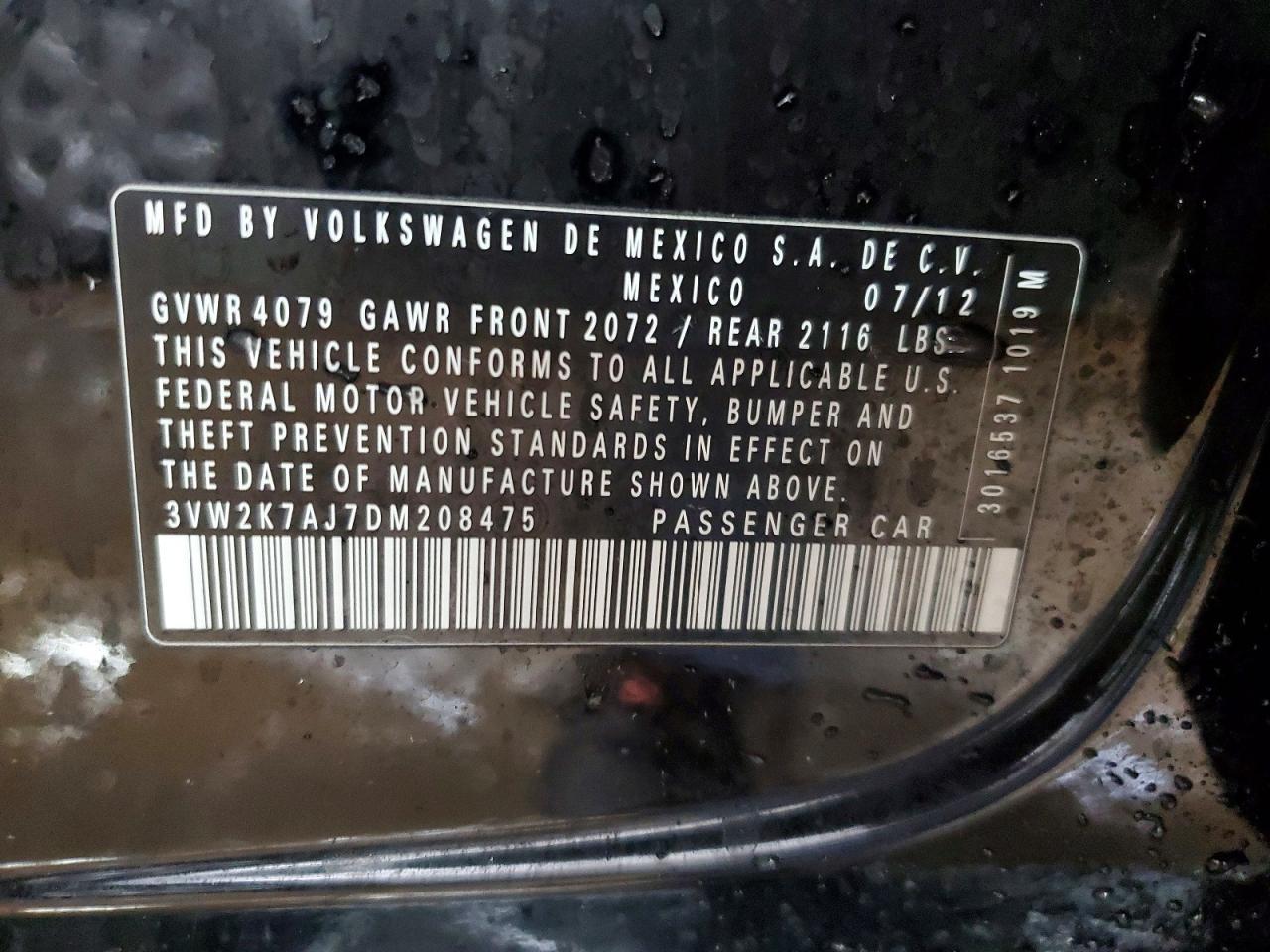 2013 VOLKSWAGEN JETTA