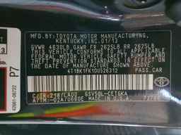 2013 TOYOTA CAMRY