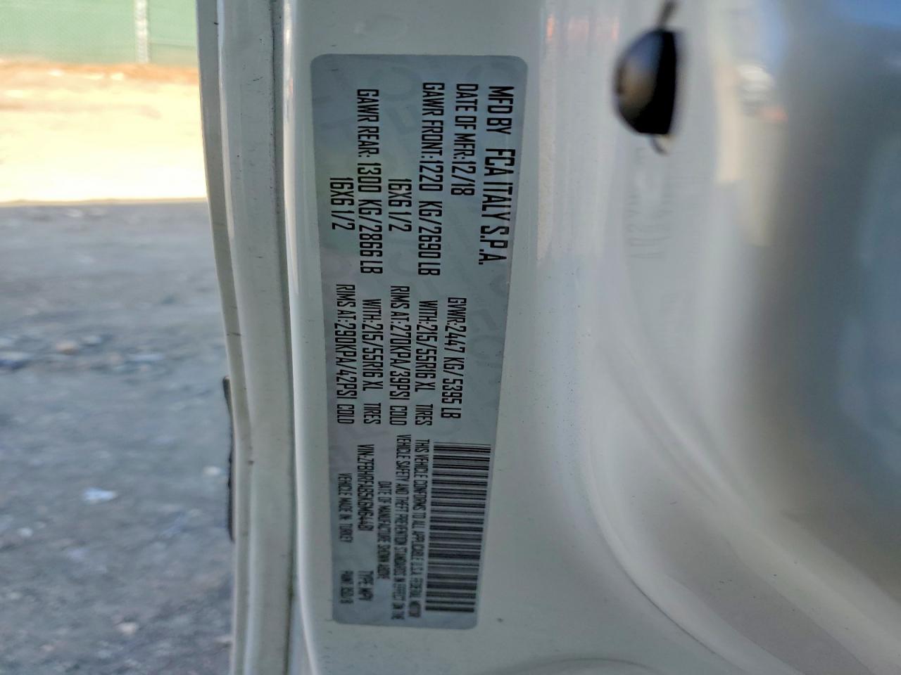 2019 RAM ProMaster City