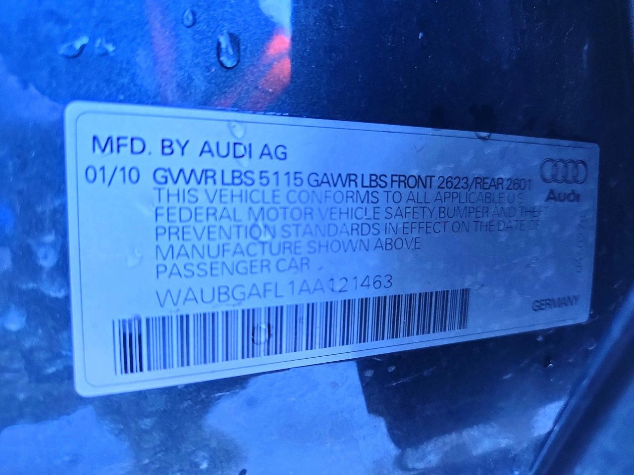 2010 AUDI S4