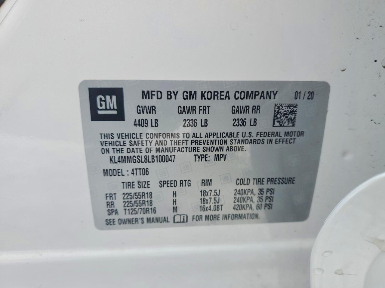 2020 BUICK Encore GX