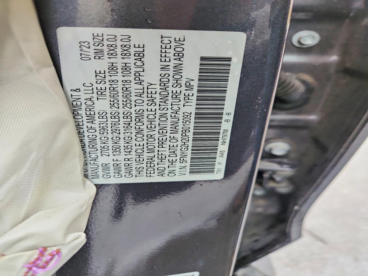 2023 HONDA PILOT