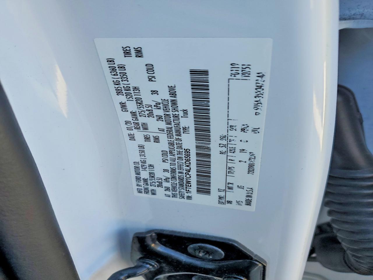 2020 FORD F-150