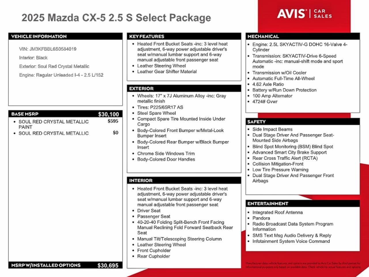 2025 MAZDA CX-5