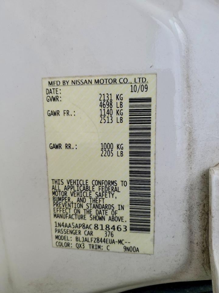 2010 NISSAN Maxima