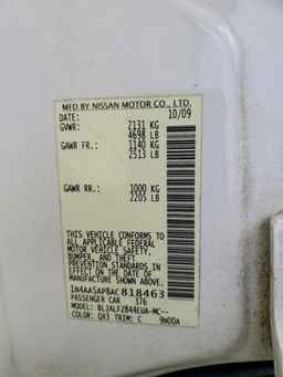 2010 NISSAN Maxima