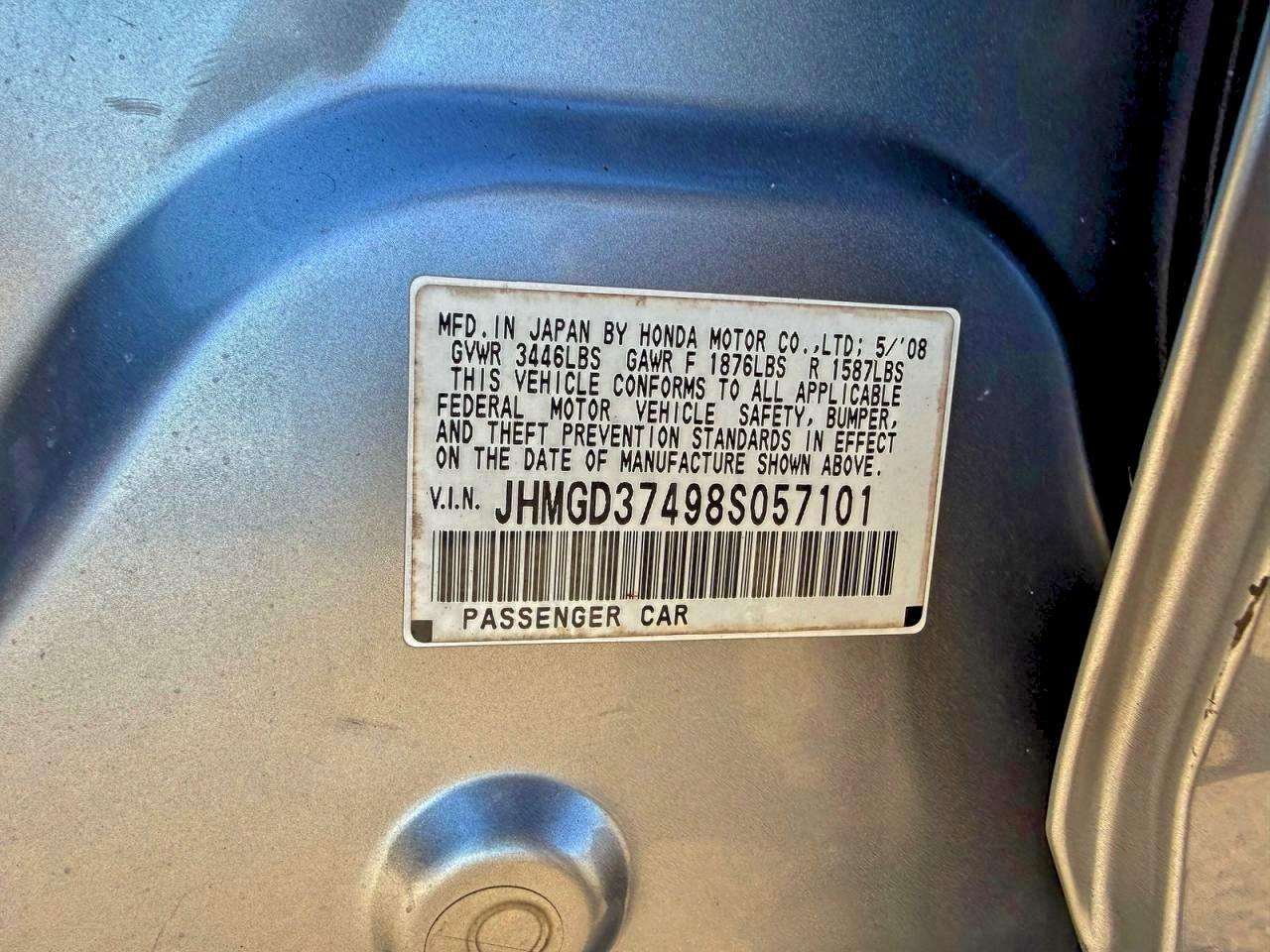 2008 HONDA FIT