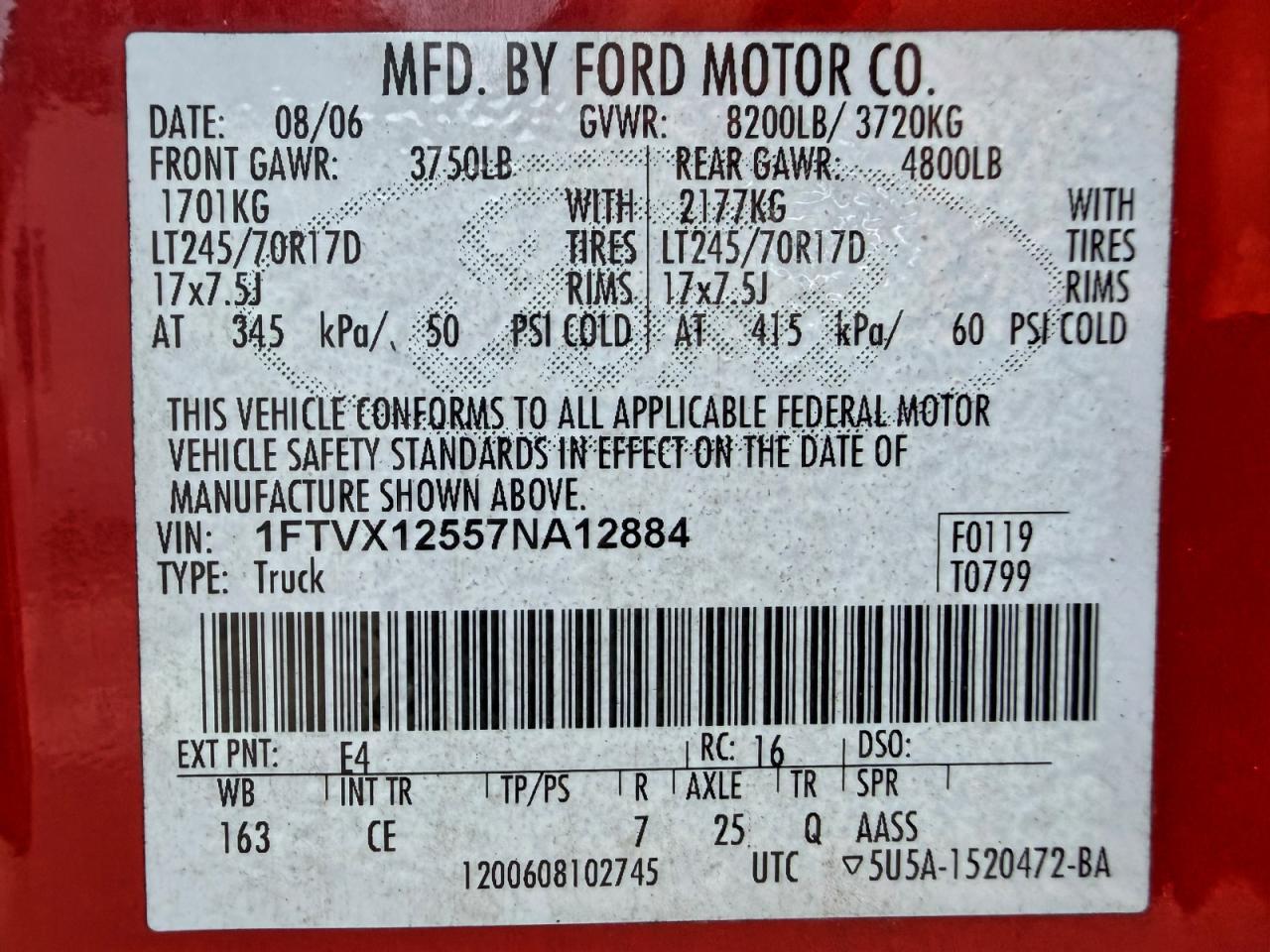 2007 FORD F-150