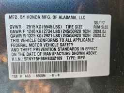 2017 HONDA PILOT