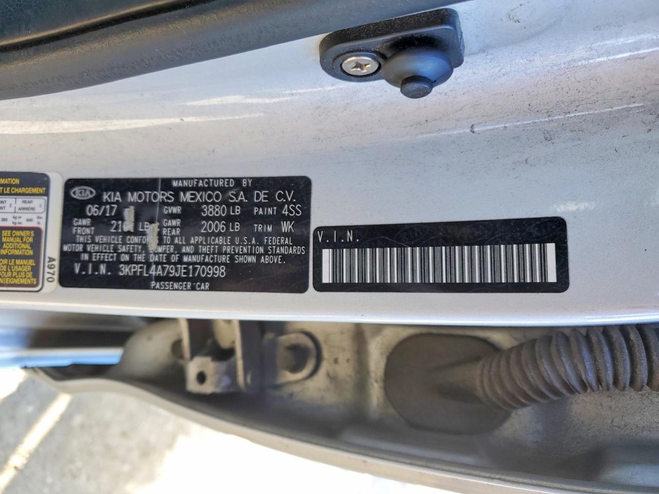 2018 KIA FORTE