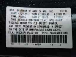 2015 HONDA ACCORD