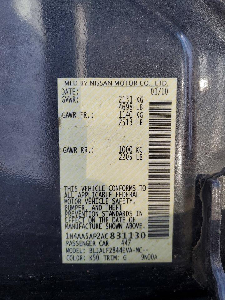 2010 NISSAN Maxima