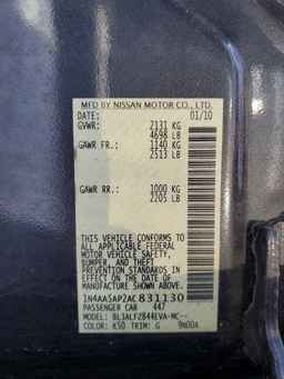 2010 NISSAN Maxima