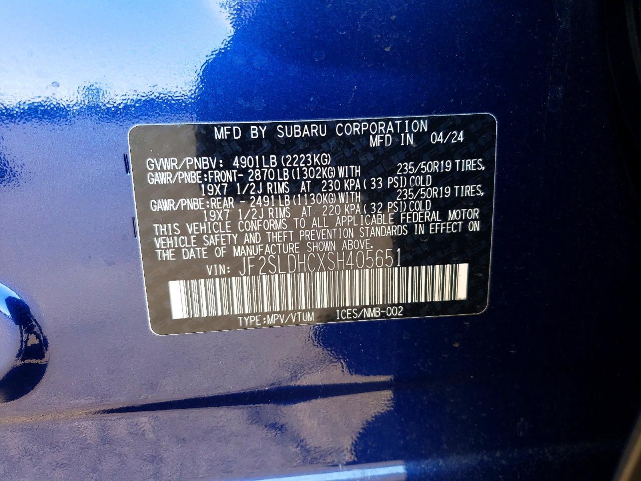 2025 SUBARU FORESTER