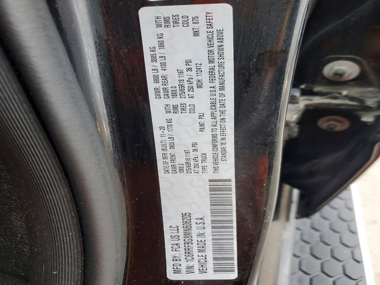 2021 RAM 1500
