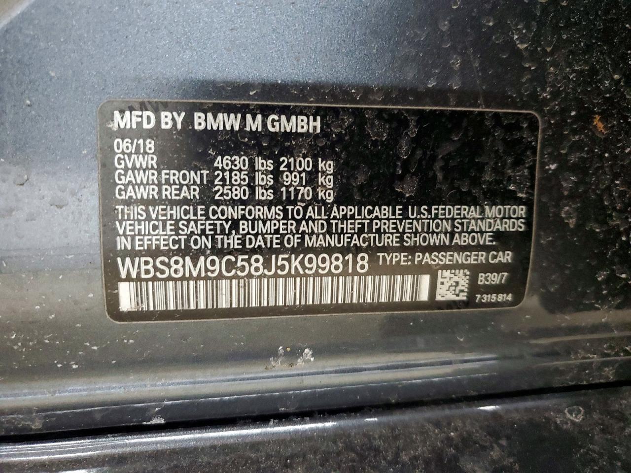 2018 BMW M3