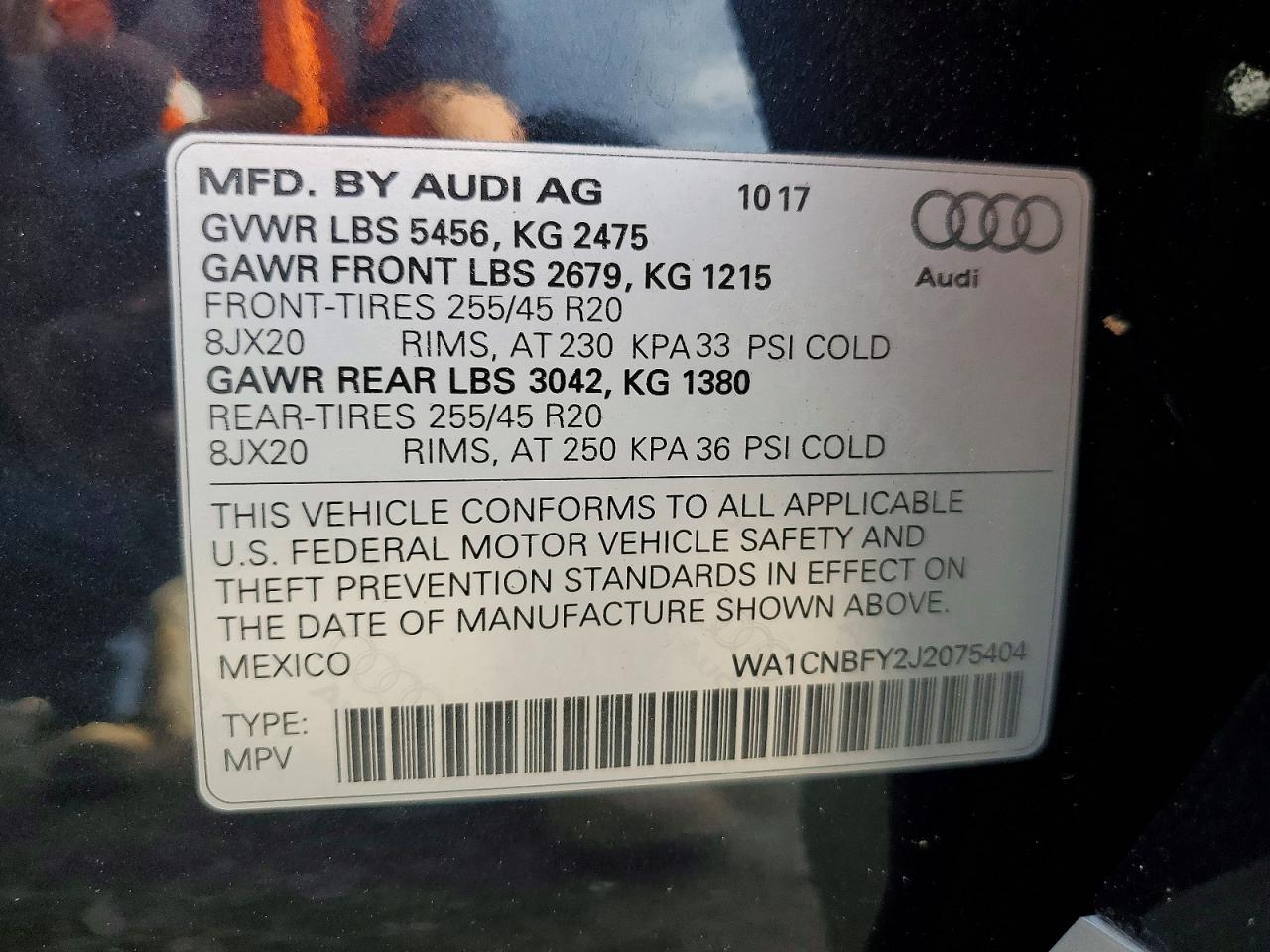 2018 AUDI Q5