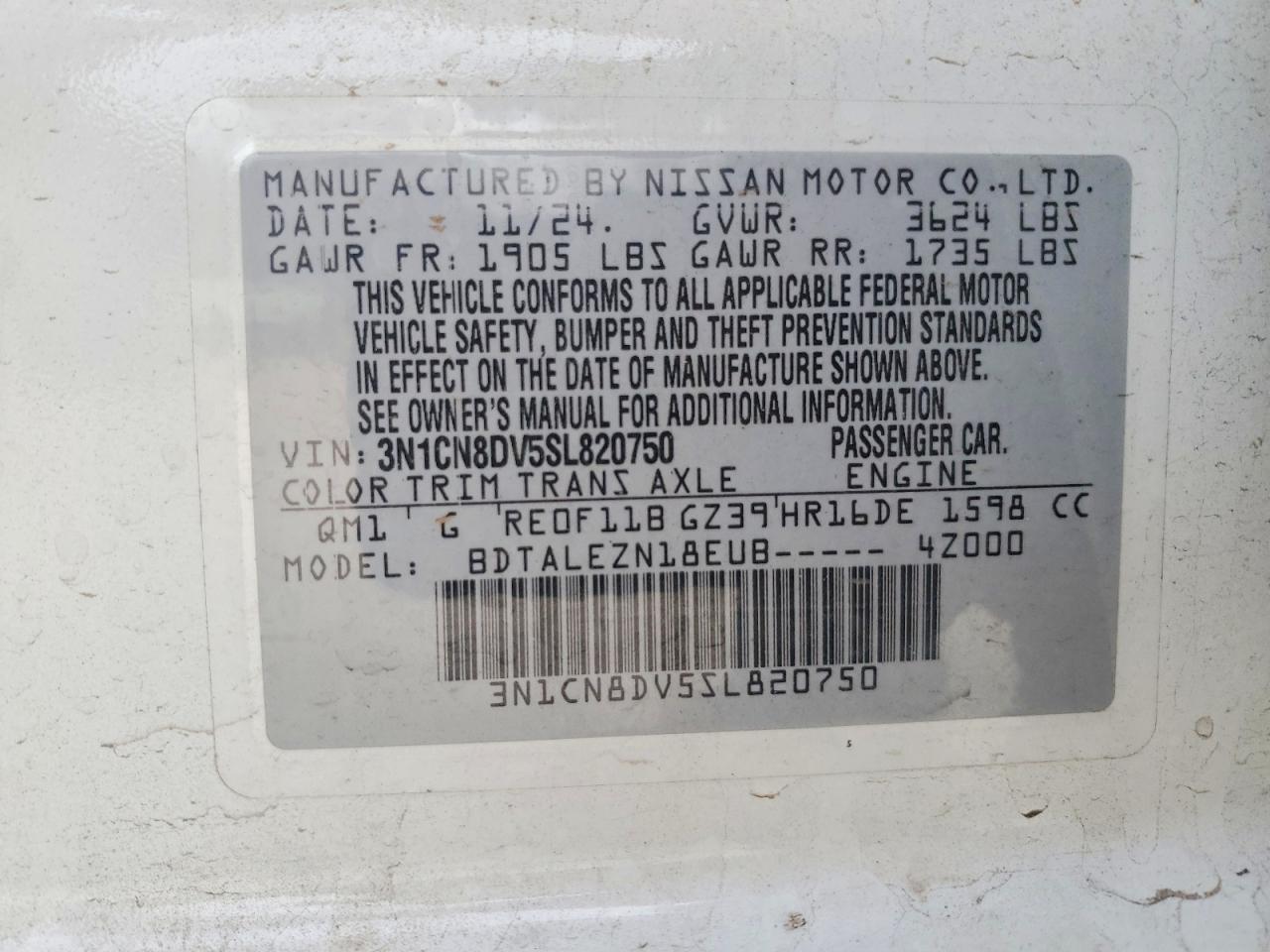2025 NISSAN VERSA