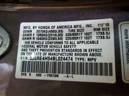 2011 HONDA CR-V