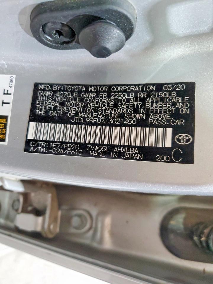 2020 TOYOTA PRIUS