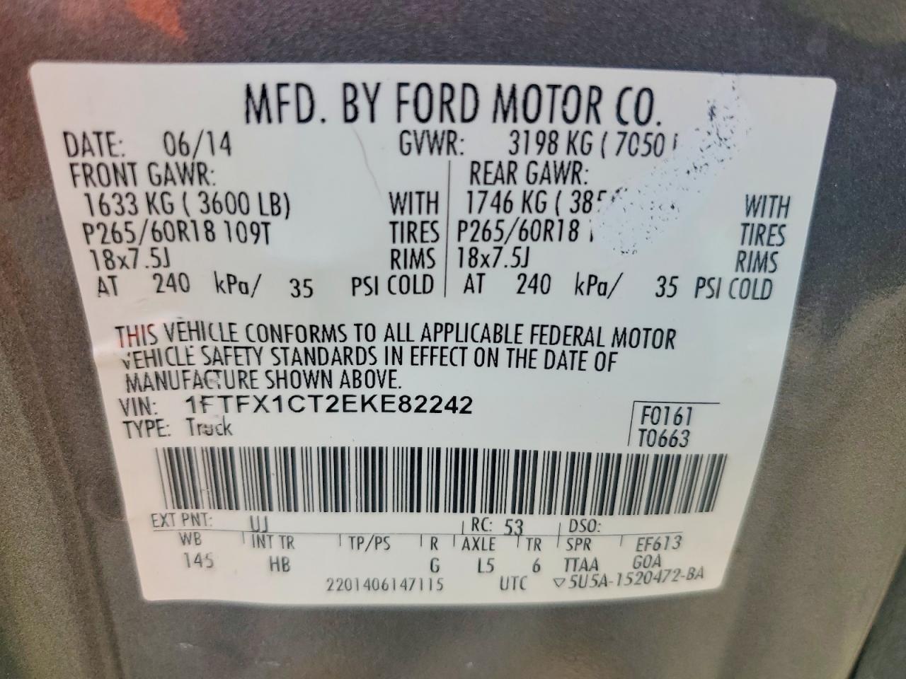2014 FORD F-150