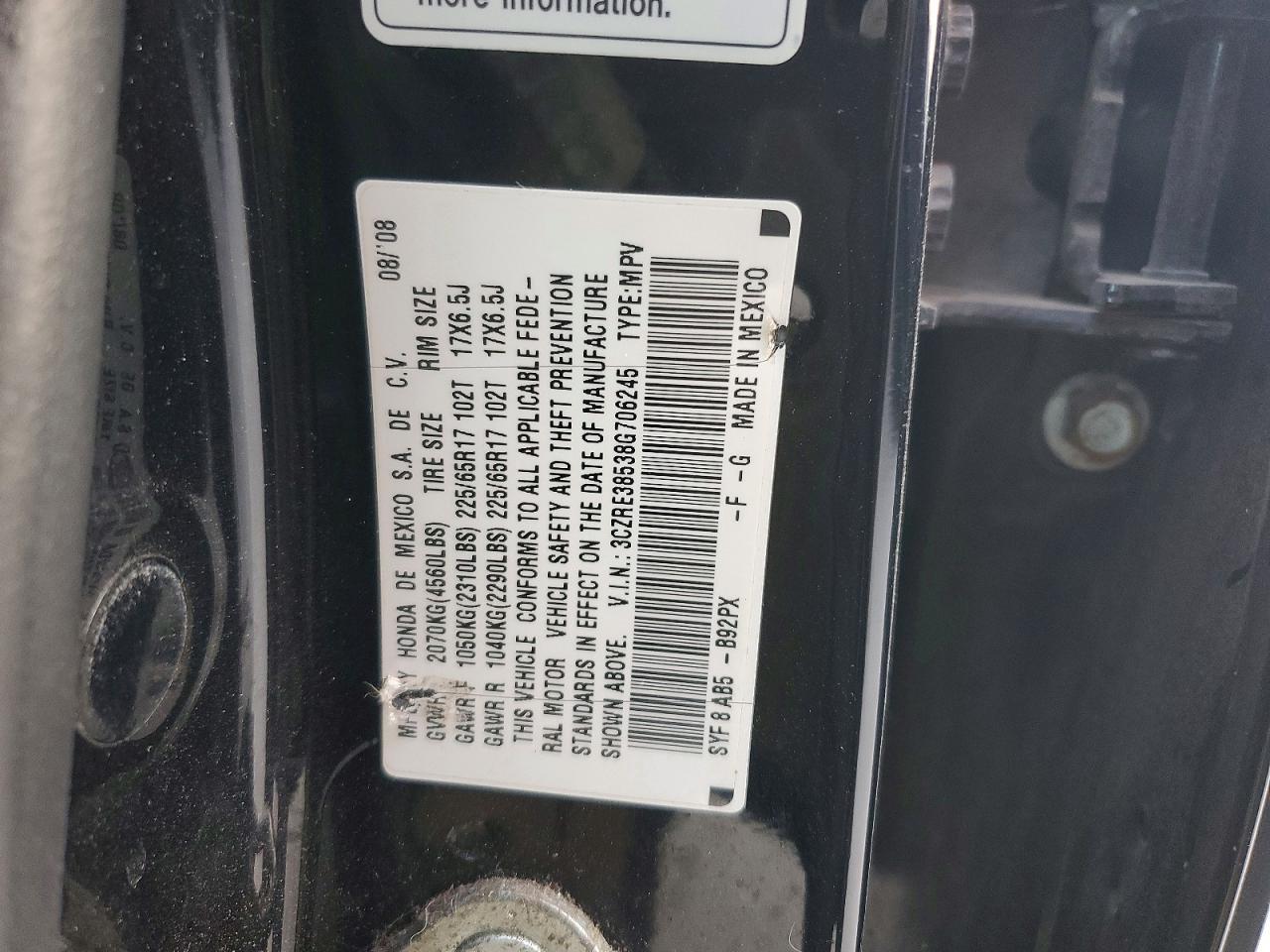 2008 HONDA CR-V